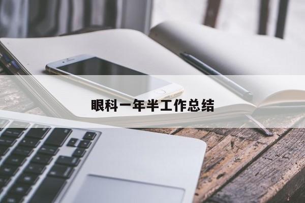眼科一年半工作总结