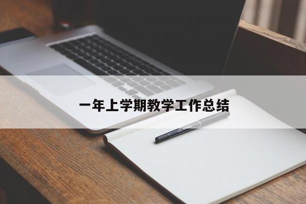 一年上学期教学工作总结