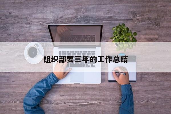 组织部要三年的工作总结